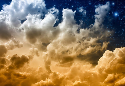 Fototapeta Oblaky s hviezdami 1003